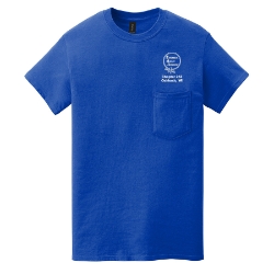 Gildan Heavy Cotton 100% Cotton Pocket T-Shirt w/ Heritage logo 