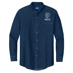 Long Sleeve Value Denim Shirt w/ Heritage logo 