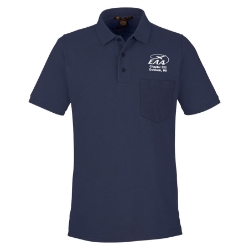 Mens Valiant Cotton Snag Protect Pocket Polo w/ EAA logo 