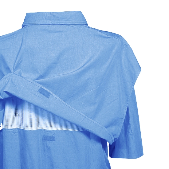 Long Sleeve Poplin Fishing Shirt w/ Heritage logo - CS:CSFS920-H