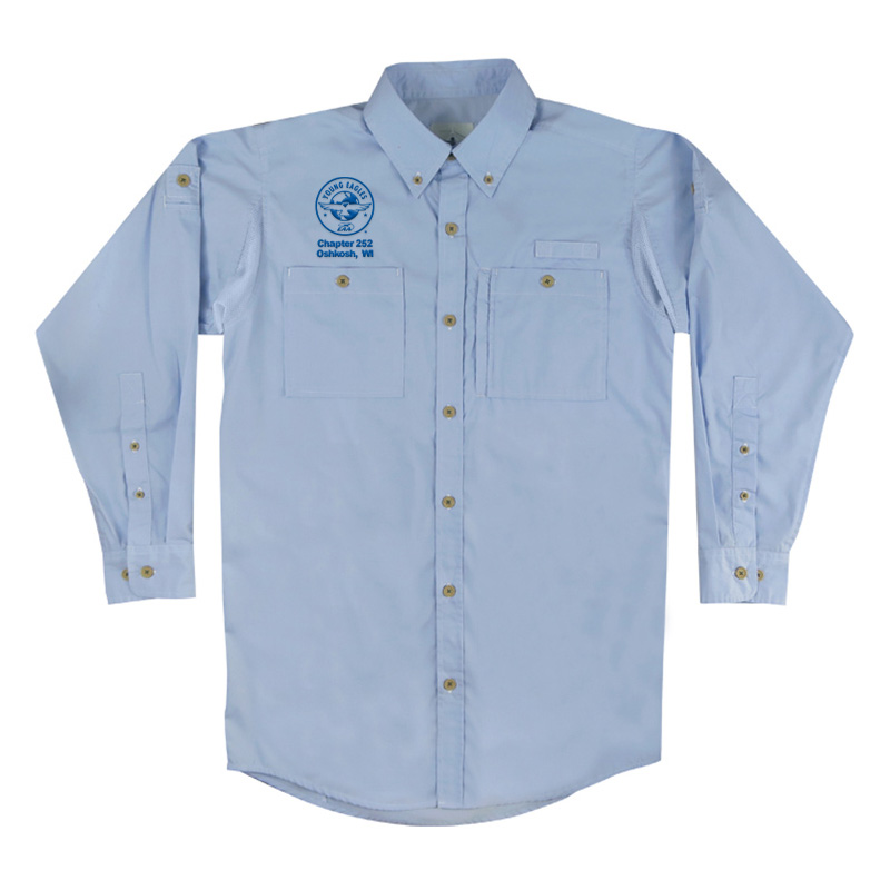 Solid Hybrid Explorer Shirt w/ Young Eagles logo - CS:CS7020-Y