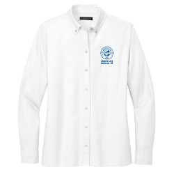 Women’s Casual Oxford Cloth Shirt w/ Young Eagles logo 