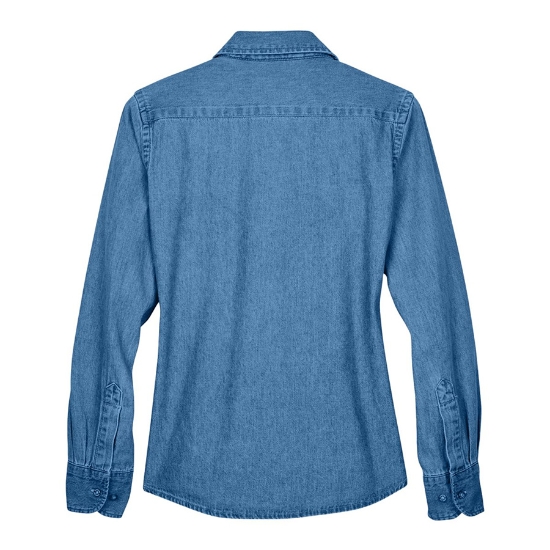 Women's Long Sleeve Denim Shirt  w/ EAA logo - SS ACTIVE:M550W-E